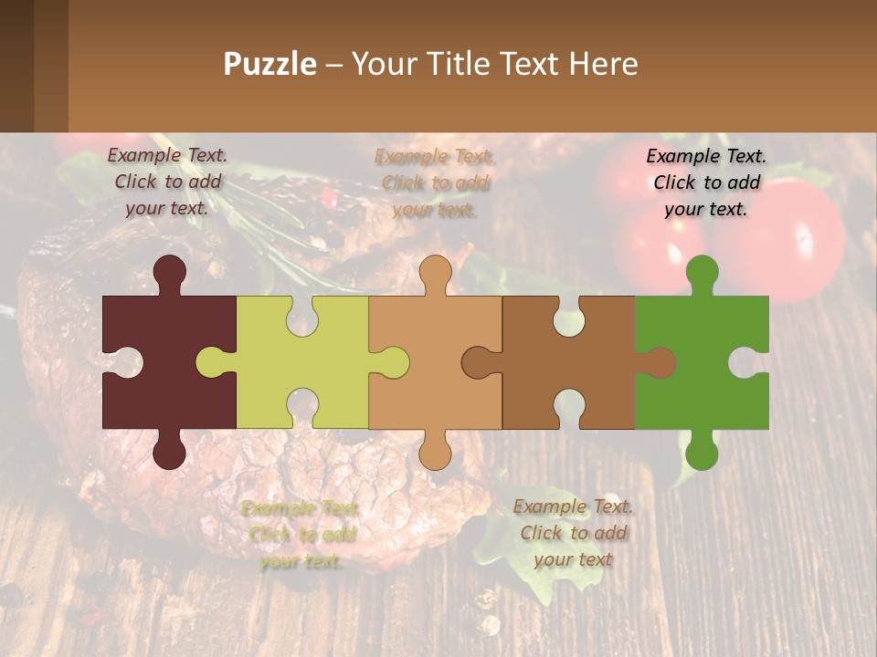 Medium Steak PowerPoint Template