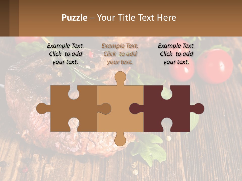 Medium Steak PowerPoint Template