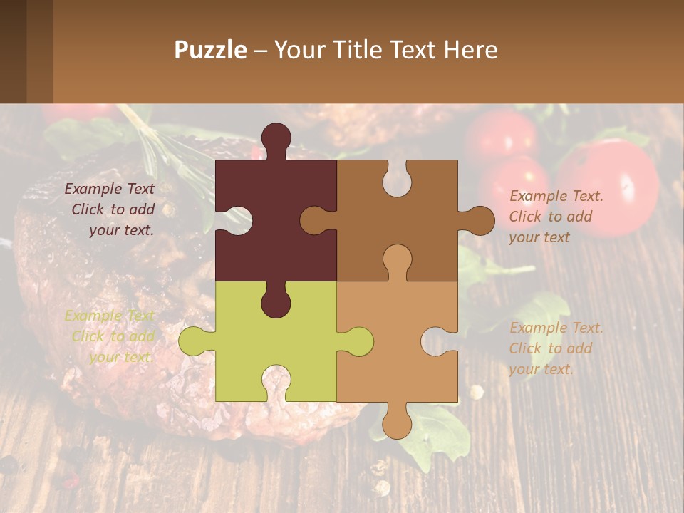 Medium Steak PowerPoint Template