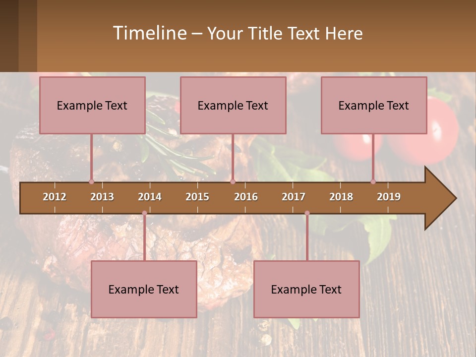 Medium Steak PowerPoint Template