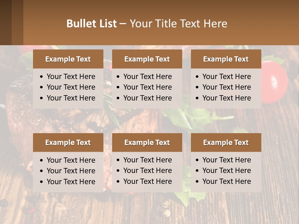 Medium Steak PowerPoint Template
