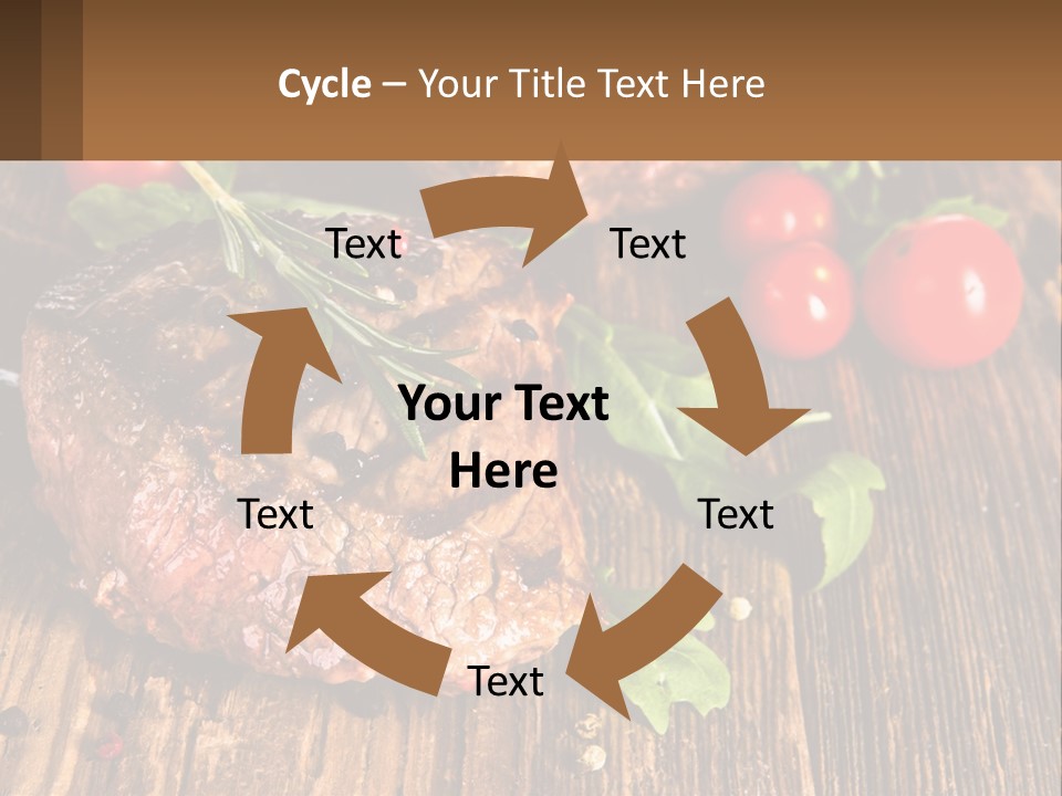 Medium Steak PowerPoint Template