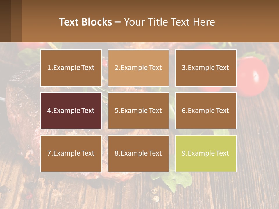 Medium Steak PowerPoint Template