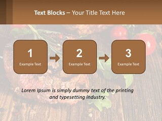 Medium Steak PowerPoint Template