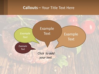 Medium Steak PowerPoint Template