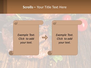 Medium Steak PowerPoint Template