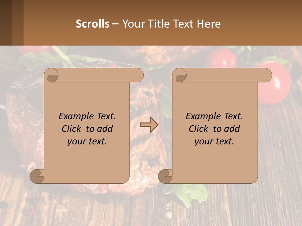 Medium Steak PowerPoint Template