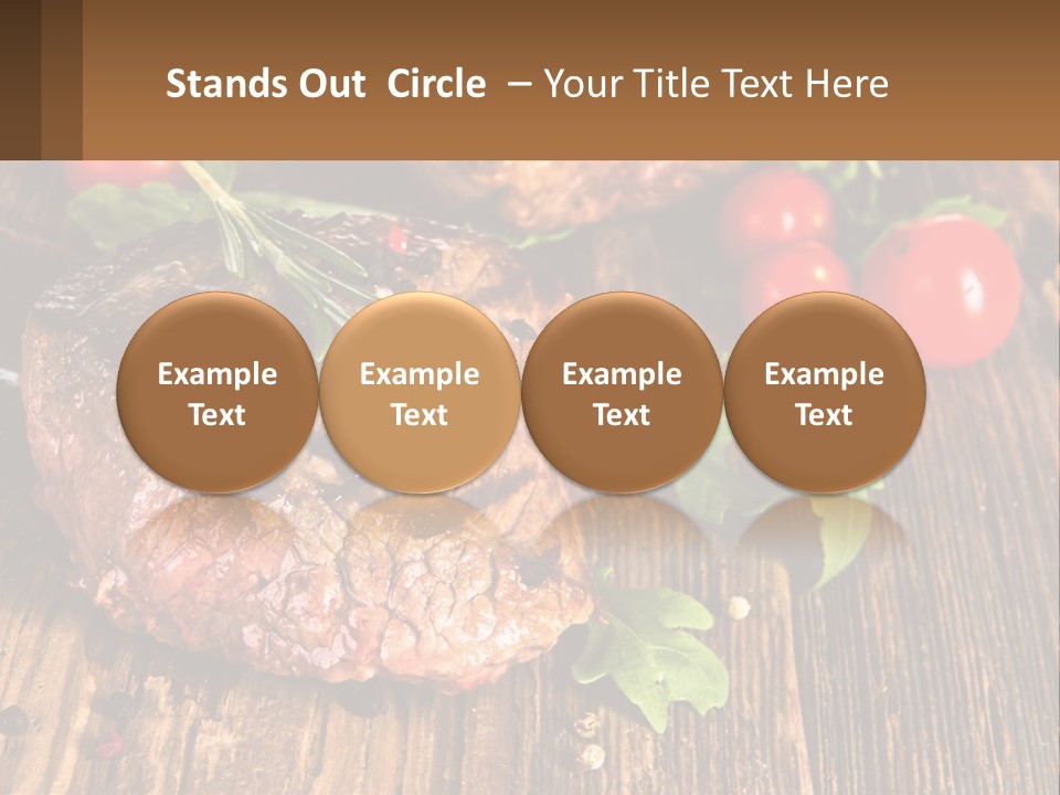 Medium Steak PowerPoint Template