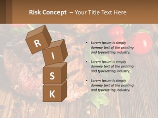 Medium Steak PowerPoint Template