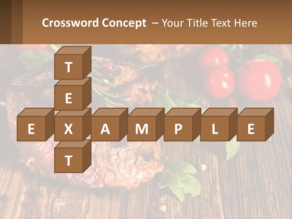 Medium Steak PowerPoint Template