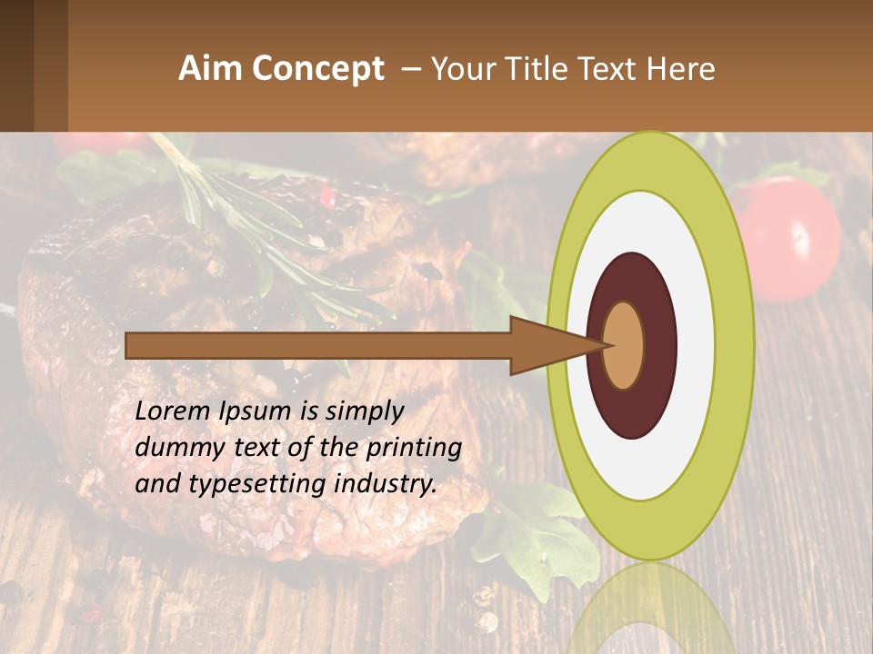 Medium Steak PowerPoint Template