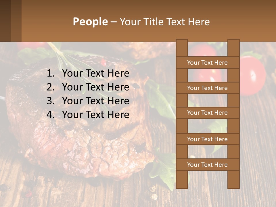 Medium Steak PowerPoint Template