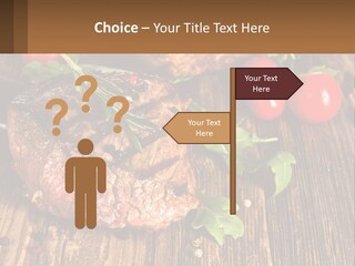 Medium Steak PowerPoint Template