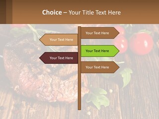 Medium Steak PowerPoint Template