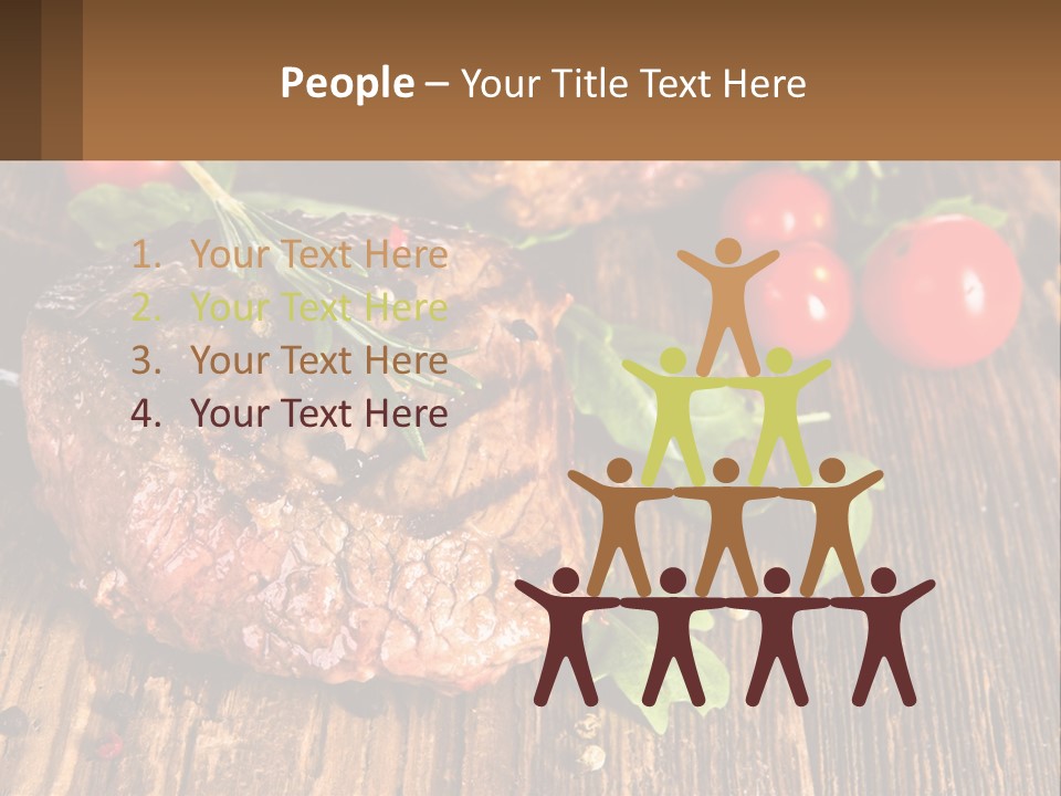 Medium Steak PowerPoint Template