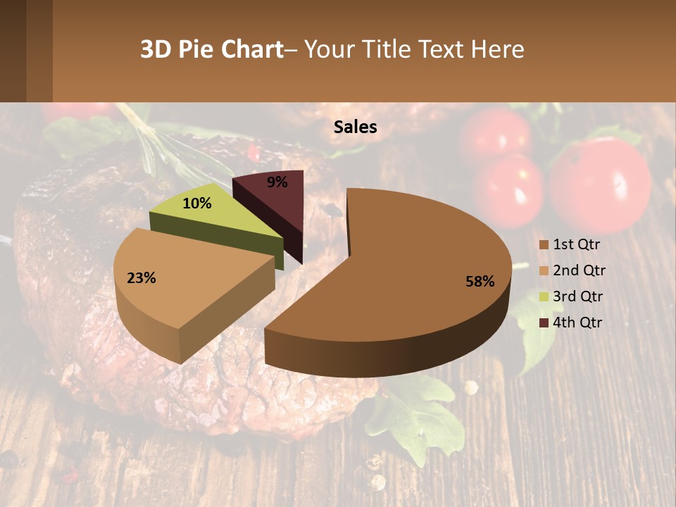 Medium Steak PowerPoint Template