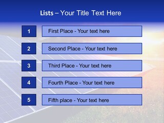 Solar Panels PowerPoint Template