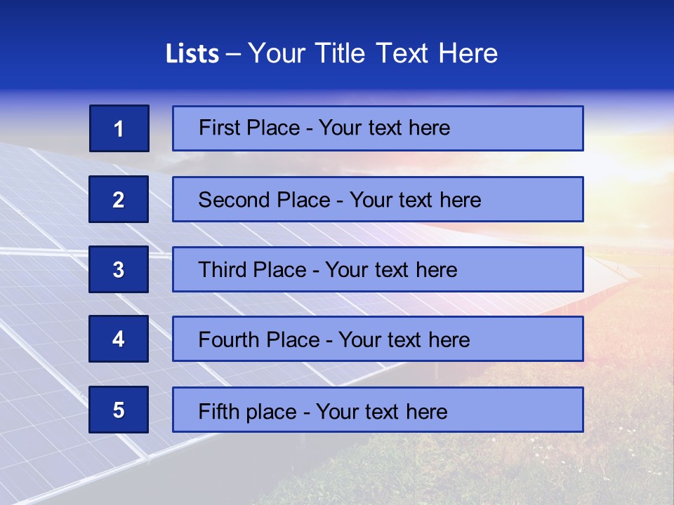 Solar Panels PowerPoint Template