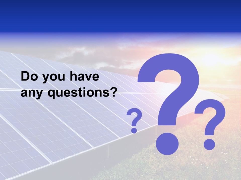 Solar Panels PowerPoint Template