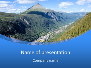 The Mountains PowerPoint Template