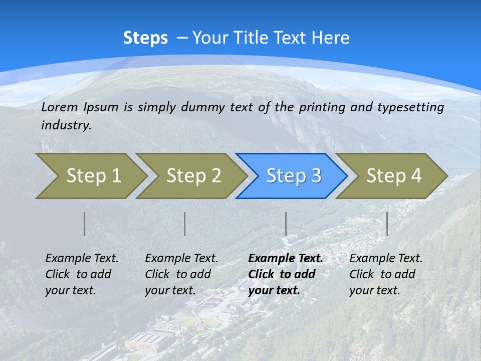 The Mountains PowerPoint Template