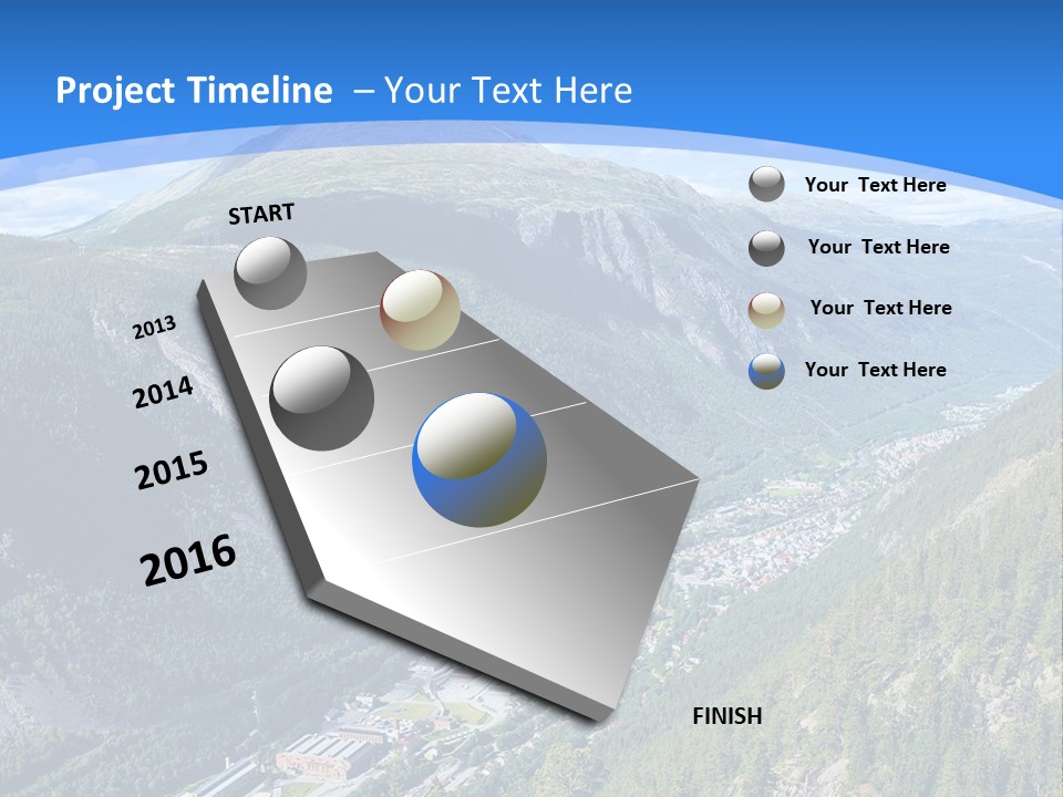 The Mountains PowerPoint Template