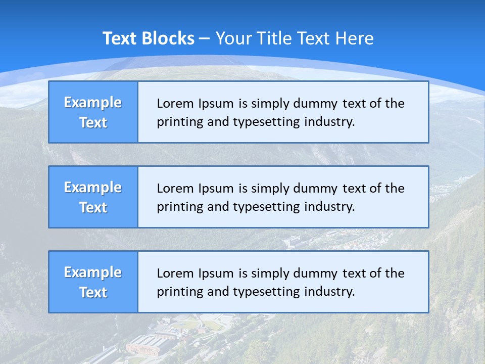 The Mountains PowerPoint Template