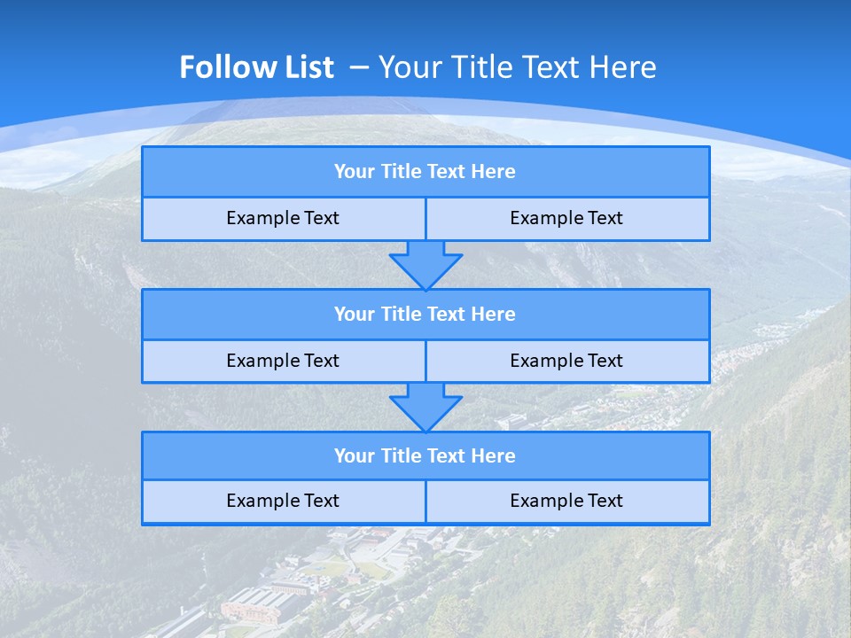 The Mountains PowerPoint Template