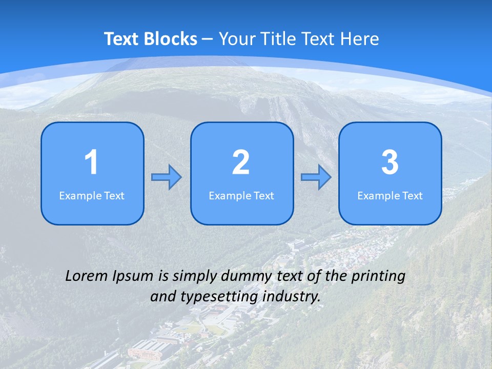 The Mountains PowerPoint Template