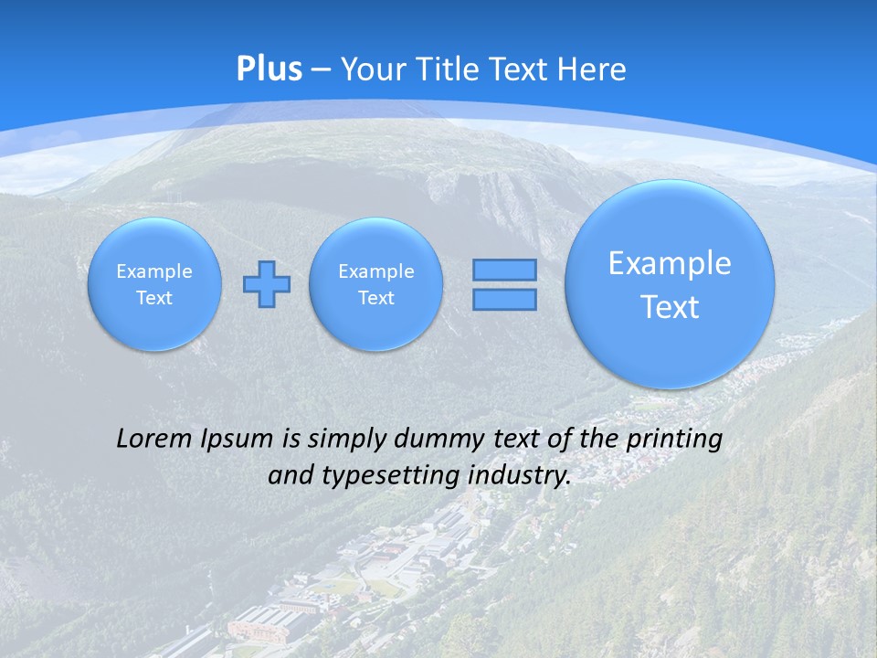 The Mountains PowerPoint Template