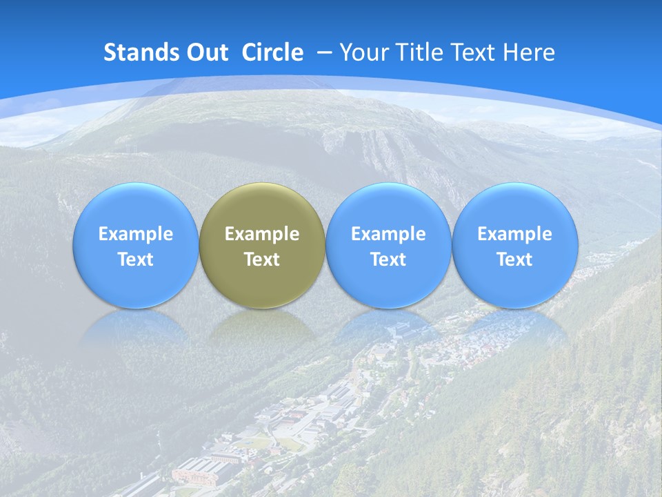 The Mountains PowerPoint Template