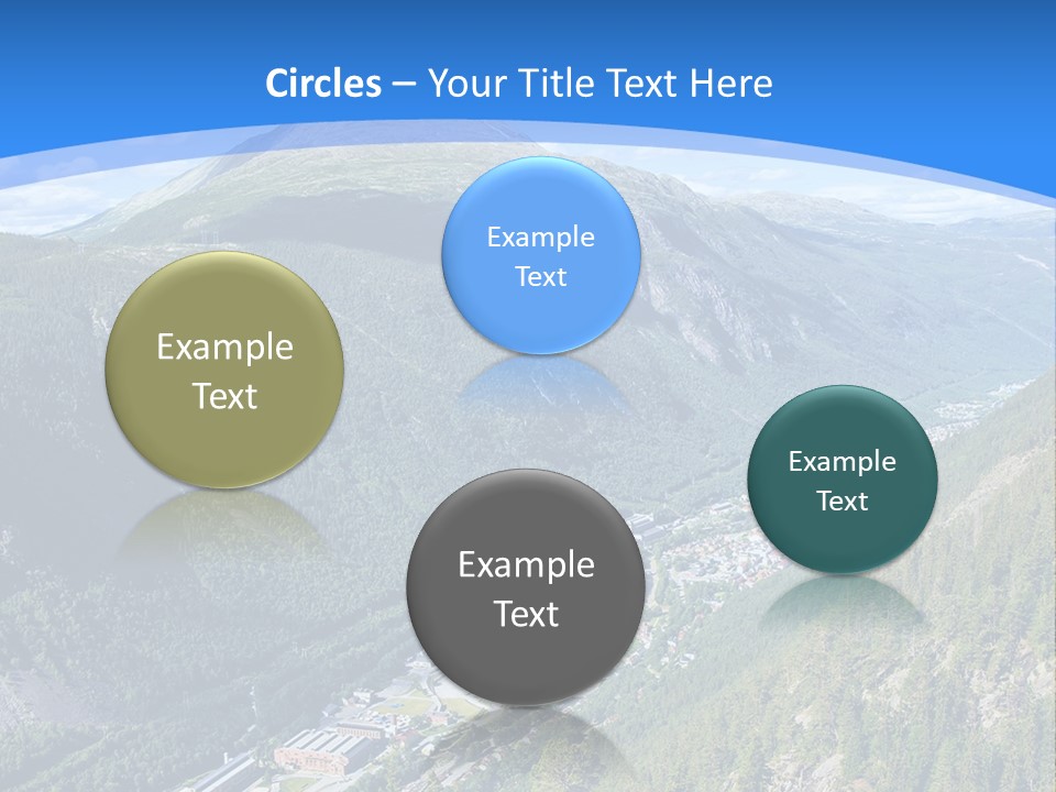 The Mountains PowerPoint Template