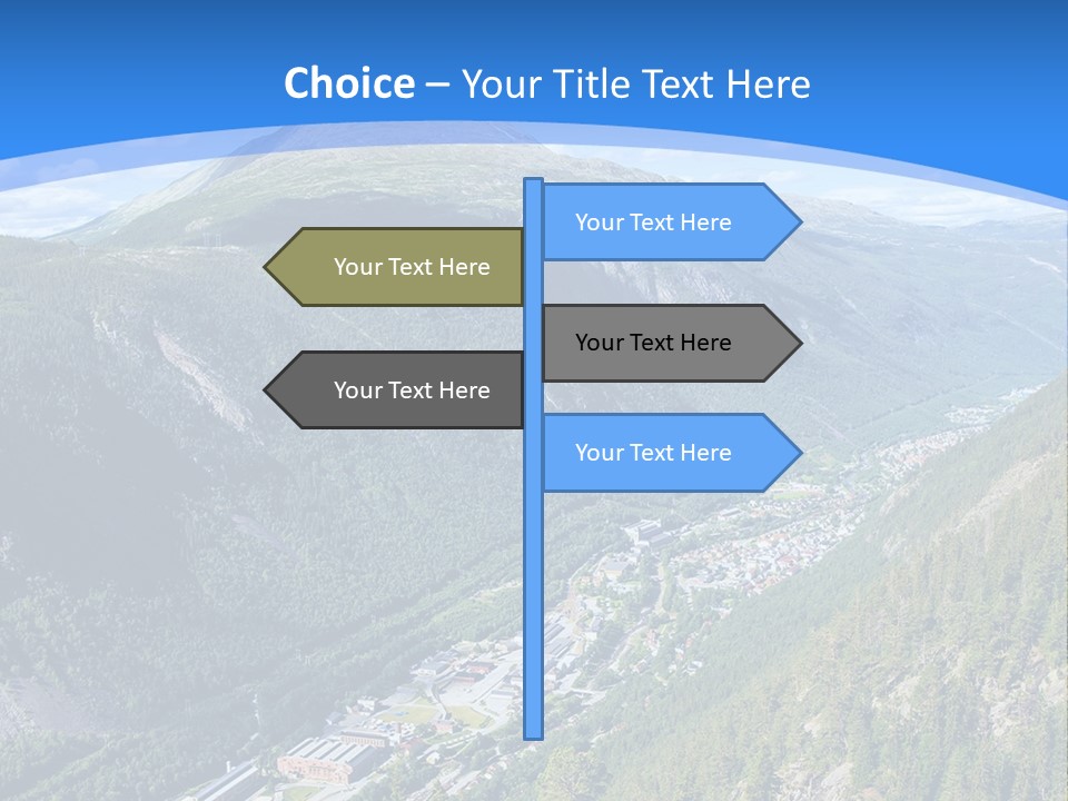 The Mountains PowerPoint Template