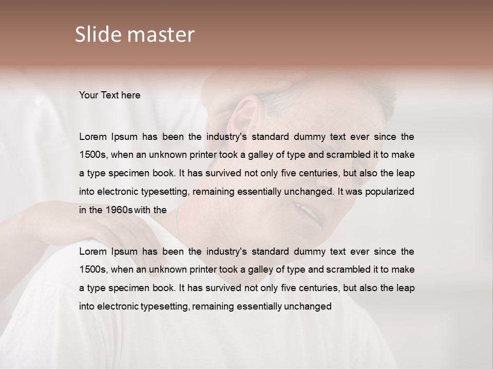 Head Massage PowerPoint Template