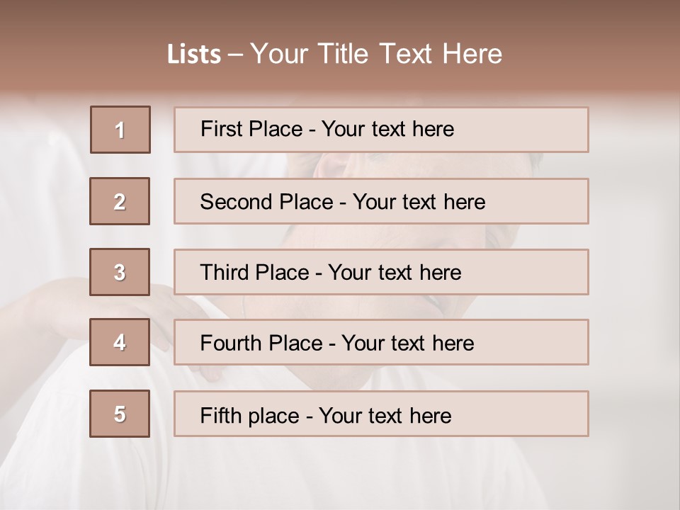 Head Massage PowerPoint Template