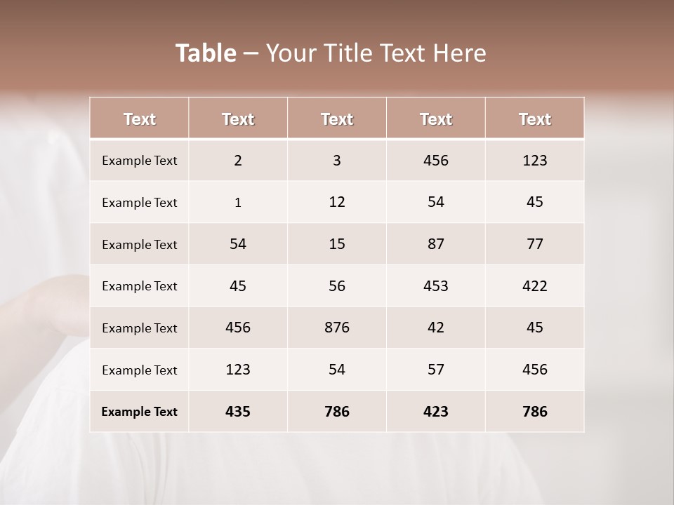 Head Massage PowerPoint Template
