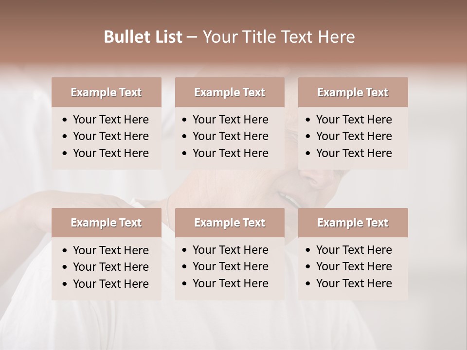 Head Massage PowerPoint Template