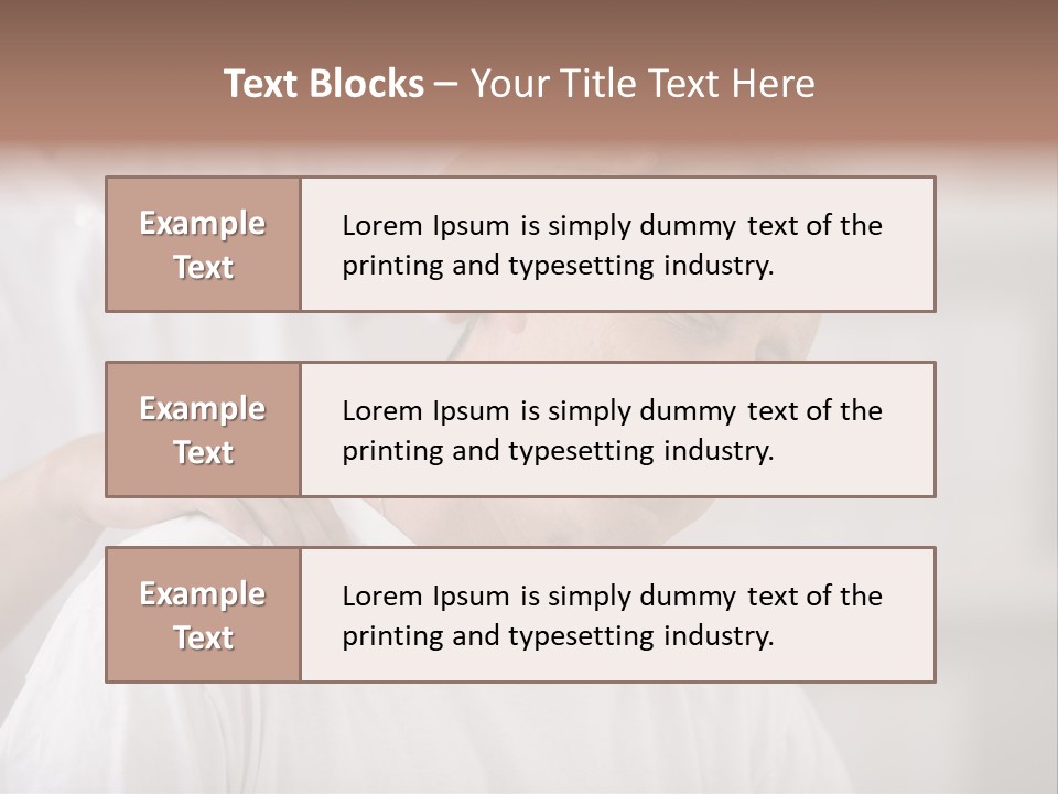 Head Massage PowerPoint Template