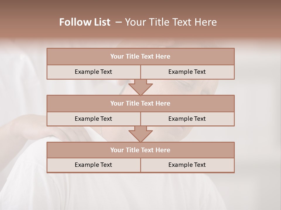 Head Massage PowerPoint Template