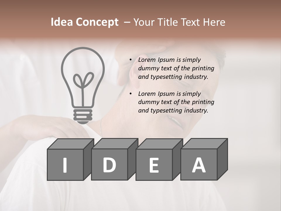 Head Massage PowerPoint Template