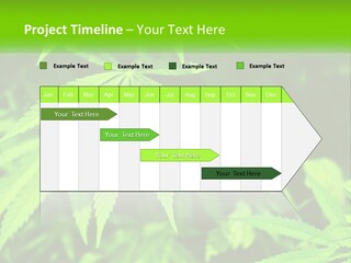 Hemp Leaf PowerPoint Template