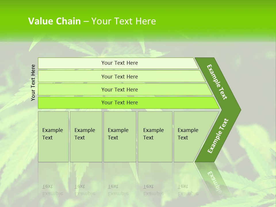 Hemp Leaf PowerPoint Template