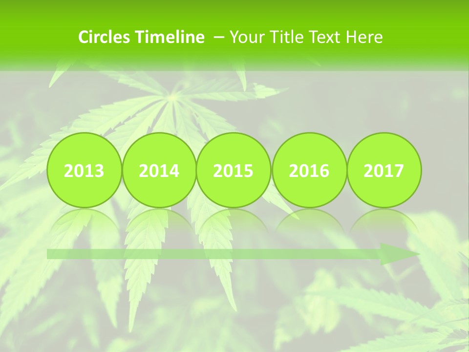 Hemp Leaf PowerPoint Template