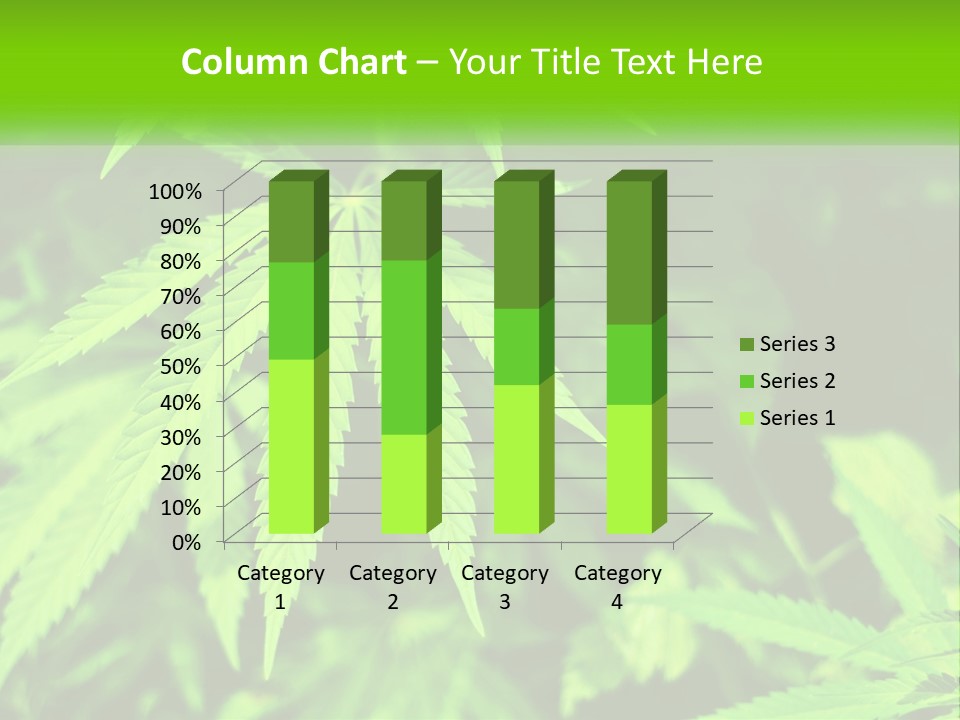 Hemp Leaf PowerPoint Template