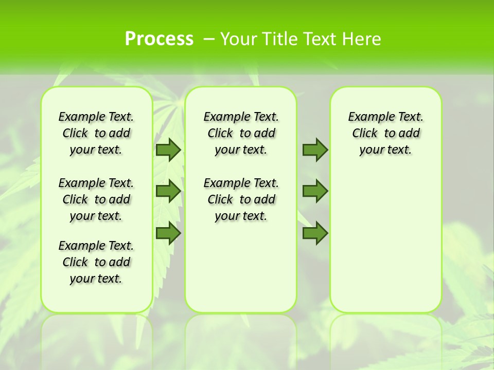 Hemp Leaf PowerPoint Template