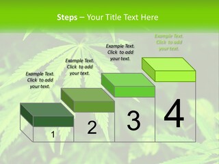 Hemp Leaf PowerPoint Template