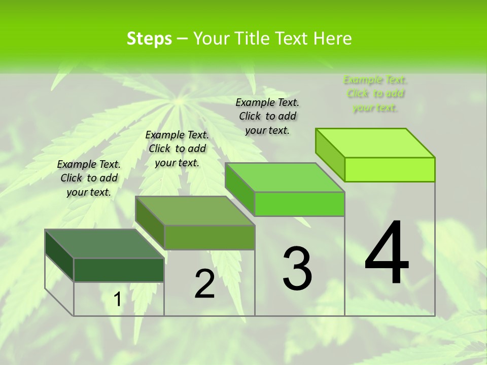 Hemp Leaf PowerPoint Template