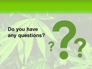 Hemp Leaf PowerPoint Template
