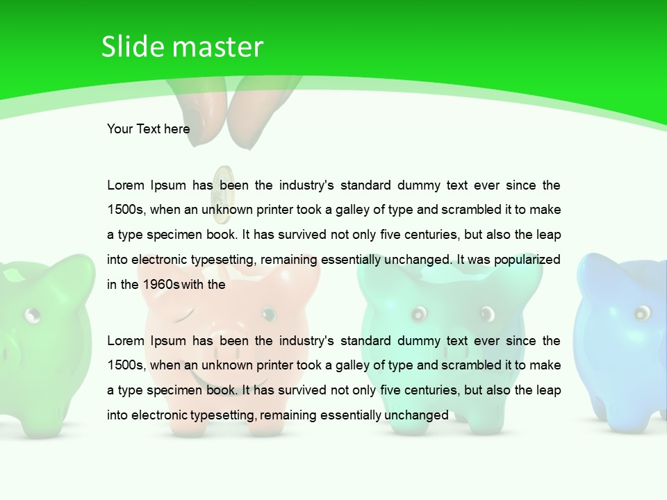 Piggy Bank PowerPoint Template