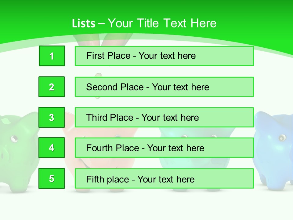 Piggy Bank PowerPoint Template
